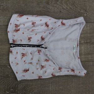 Urban Outfitters button up floral lavender top